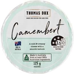 Thomas Dux Camembert Cheese 125g