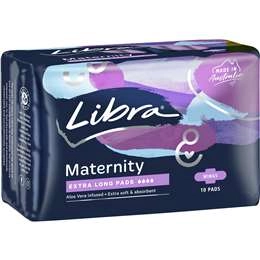 Libra Maternity Pads Aloe Vera With Wings 10 Pack