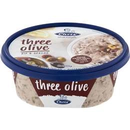 Chris' Dips Three Olive  200g