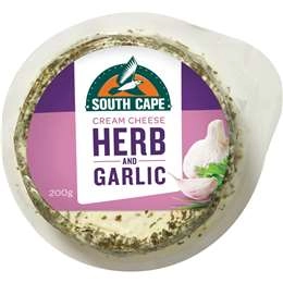 South Cape Herb & Garlic Cream Cheese 200g