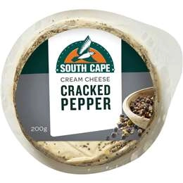 South Cape Cracked Pepper Cream Cheese 200g