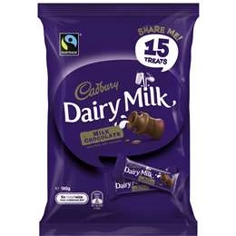 Cadbury Dairy Milk Chocolate Sharepack 15 Pack