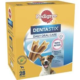 Pedigree Dentastix Small Dental Dog Treats Daily Oral Care Chews 28 Pack