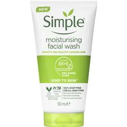 Simple Kind To Skin Facial Wash Moisturising 150ml