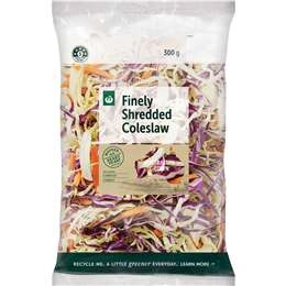 Woolworths Finely Shredded Coleslaw 300g