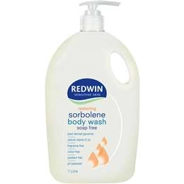 Redwin Sensitive Skin Restoring Sorbolene Soap Free Body Wash 1l