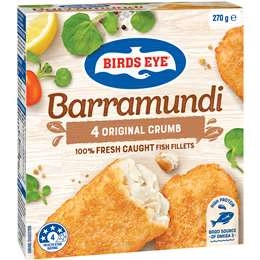 Birds Eye Fresh Caught Barramundi Original Crumb 270g