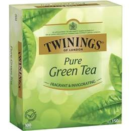 Twinings Pure Green Tea Bags  100 Pack