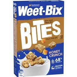 Weet - Bix Bites Crunchy Honey Breakfast Cereal 510g