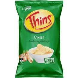 Thins Chips Chicken 175g