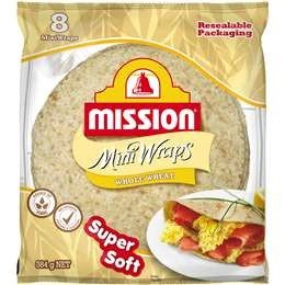 Mission Wraps Mini Wheat 8 Pack