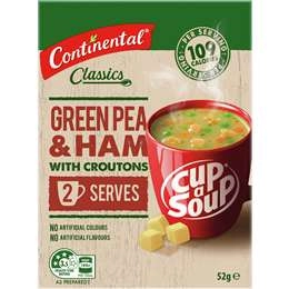 Continental Cup A Soup Hearty Pea & Ham  2 Pack