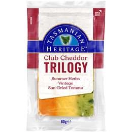 Tasmanian Heritage Club Cheddar Trilogy  80g