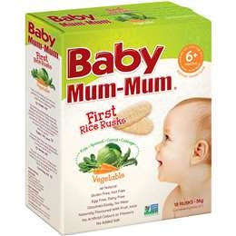 Baby Mum-mum Snack Vegetable Rice Rusk 36g