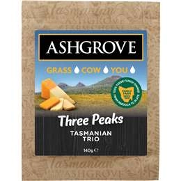 Ashgrove Tassie Trio Cheddar Cheese 140g