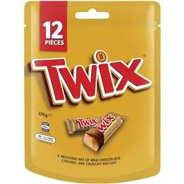 Twix Chocolate Medium Party Share Bag 12 Piece 174g