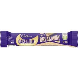 Cadbury Caramilk Breakaway Chocolate Bar 44g