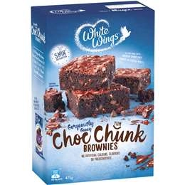 White Wings Brownie Mix Chocolate Chunk 475g