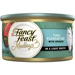 Fancy Feast Medleys Tuna Florentine Delicate Sauce Wet Cat Food 85g