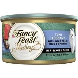 Fancy Feast Adult Medleys Tuna Tuscany Savory Sauce Wet Cat Food 85g