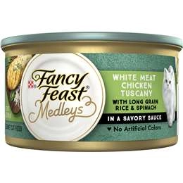 Fancy Feast Adult Medleys Chicken Tuscany Savory Sauce Wet Cat Food 85g