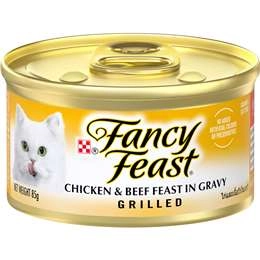 Fancy Feast Grilled Chicken & Beef Feast In Gravy 85g