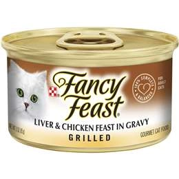 Fancy Feast Liver & Chicken Feast In Gravy Cat Food 85g