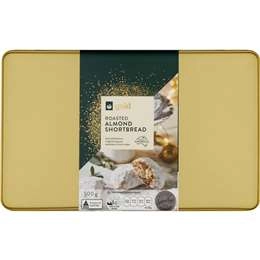 Woolworths Gold Roasted Almond Shortbread 500g