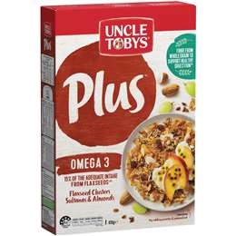 Uncle Tobys Cereal Plus Omega 430g