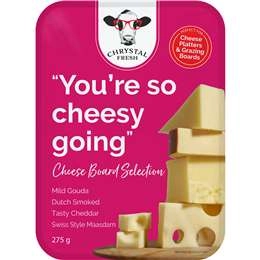 Chrystal Fresh Cheese Board Selection Selection 275g