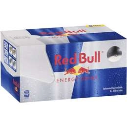 Red Bull Energy Drink Cans 250ml X8 Pack