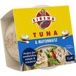 Sirena Snacking Tuna Mayonnaise 75g