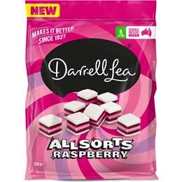 Darrell Lea Allsorts Raspberry 220g