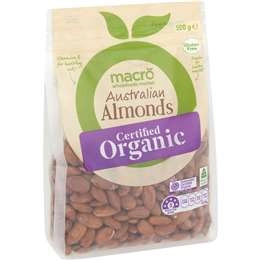 Macro Organic Almonds  500g