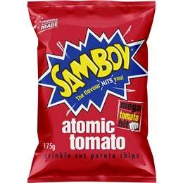 Samboy Atomic Tomato Potato Chips 175g