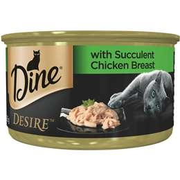 Dine Desire Succulent Chicken Grain Free Wet Cat Food Can 85g