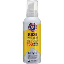 Surf Life Saving Kids Whipped Mousse Sunscreen Spray Spf 50 160g