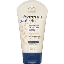 Aveeno Baby Soothing Relief Fragrance Free Moisturising Cream 140g