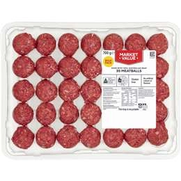 Market Value 35 Meatballs  700g