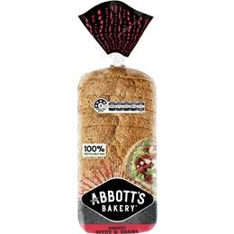 Abbott's Bakery Harvest Seeds & Grains Sandwich Slice Bread Loaf 750g