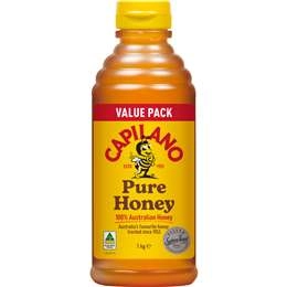 Capilano 100% Pure Australian Honey Squeeze 1kg