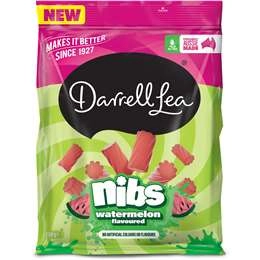 Darrell Lea Nibs Watermelon Flavoured 200g