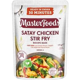 Masterfoods Satay Chicken Stir Fry Recipe Base 175g