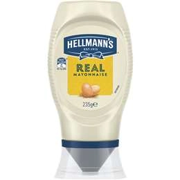 Hellmann's Real Mayonnaise Squeeze Bottle 235g