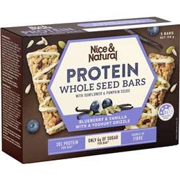 Nice & Natural Blueberry & Vanilla Yogurt Drizzle Bars 5 Pack