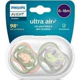 Philips Avent Avent Soother 6-18 Months 2 Pack