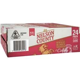 Nelson County Bourbon & Cola Cans 24x375ml