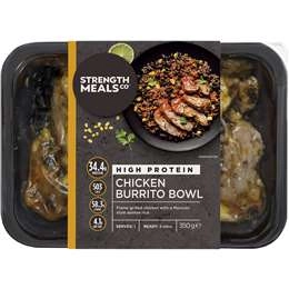 Strength Meals Co Chicken Burrito Bowl  350g