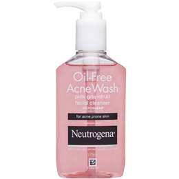 Neutrogena Oil Free Acne Wash Pink Grapefruit Face Cleanser 175ml