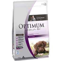 Optimum Puppy All Breed Dry Dog Food With Chicken 3kg